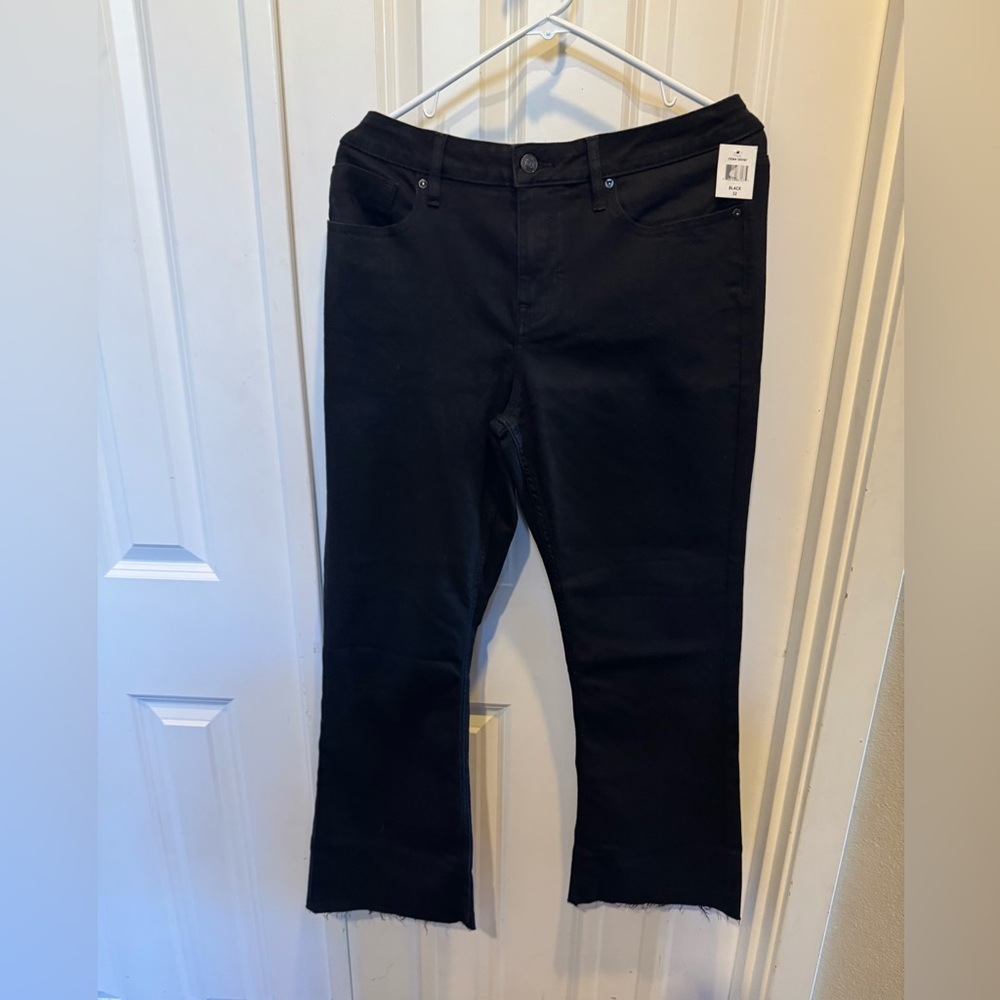 Vigoss Marley Black Crop Bootcut Jeans